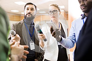 Journalists Taking Interview photo