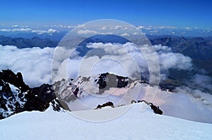 Journey across the North Caucasus, Kazbek peak