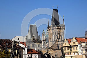 Journey through beautiful Prague, Czech Republic, autumn, October