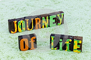 Journey of life healthy happy lifestyle