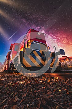 Journey by magic train around the world