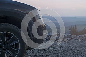 Journey on an off-road car