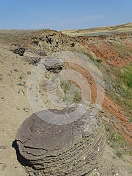 Journey through Russia.The Surroundings Of Orenburg.