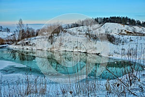 Journey through Siberia. Reflection.