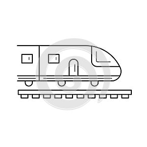 Journey subway train line icon.