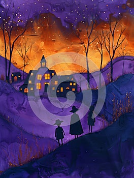 Journey to the Enchanted House: A Mystical Evening Adventure