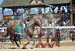 A Joust Tournament at the Arizona Renaissance Festival