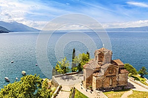 Jovan Kaneo Church, Lake Ohrid, Macedonia. photo