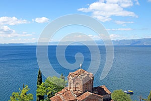 Jovan Kaneo church Lake Ohrid Macedonia