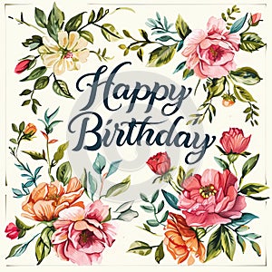 Joy Blooms Anew with Every Petal in this Birthday Card