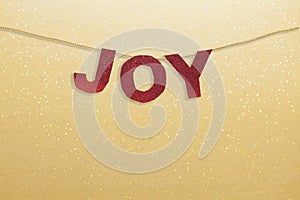 Joy Christmas Decoration