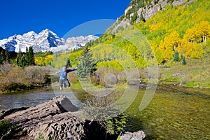 Joy at Maroon Bells