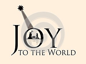 Joy to the World Nativity Scene