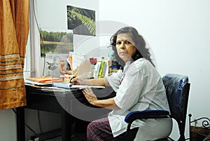 Joya Mitra-Famous writer.