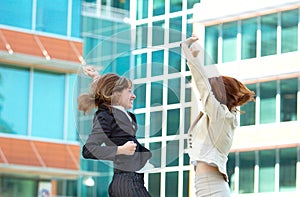 Joyful Businesswomen