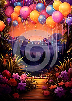 Joyful invitation elements