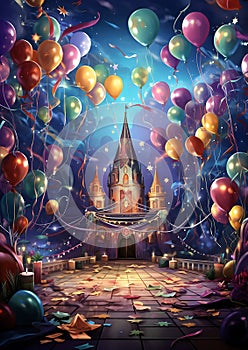 Joyful invitation elements