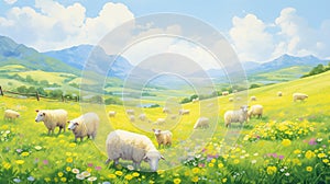 The Joyful Journey: A Heavenly Visual Novel of Sheep, Flowers, a photo