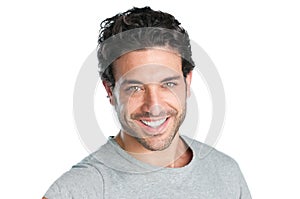 Joyful man face img