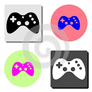 joystick. flat vector icon