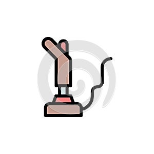 Joystick, game controller icon. Simple color with outline vector elements of video game icons for ui and ux, website or mobile
