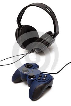 Joystick and headphone