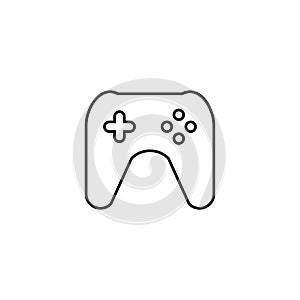 Joystick icon. Game console symbol