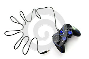 Joystick isolated on white background