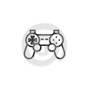 Joystick outline icon