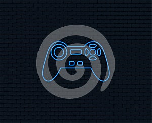 Joystick sign icon. Video game symbol.