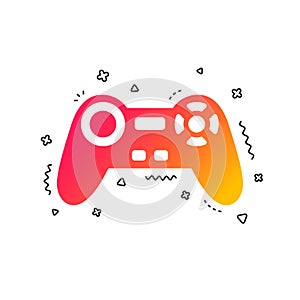 Joystick sign icon. Video game symbol. Vector