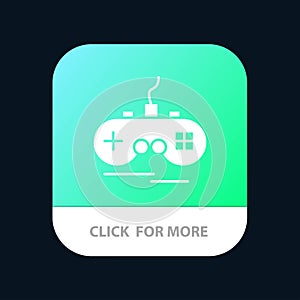 Joystick, Wireless, Xbox, Gamepad Mobile App Icon Design photo