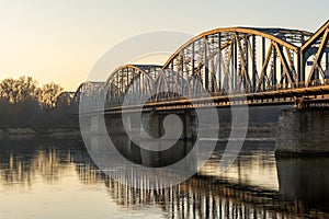 Jozef Pilsudski road bridge in Torun