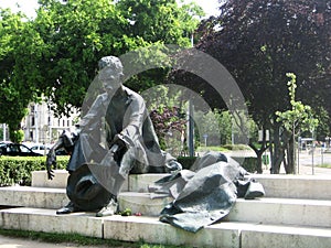 Jozsef Attila Statue