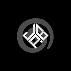 JPB letter logo design on black background. JPB creative initials letter logo concept. JPB letter design