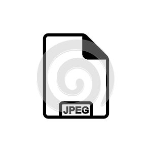JPEG file illustration icon
