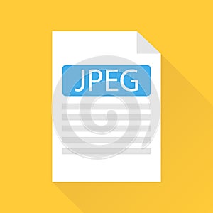Jpeg file, jpeg file icon.
