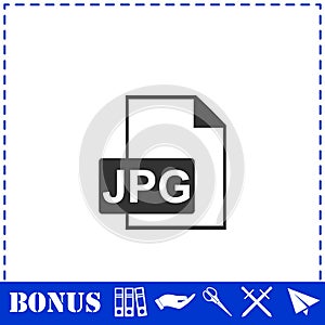 JPEG icon flat