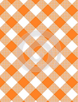 JPG Woven Orange Gingham photo