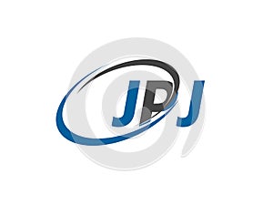 JPJ letter creative modern elegant logo design