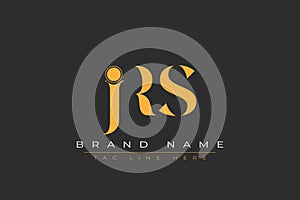 JRS abstract letter logo design