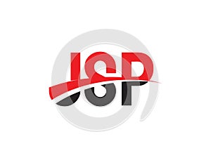 JSP Letter Initial Logo Design Vector Illustration