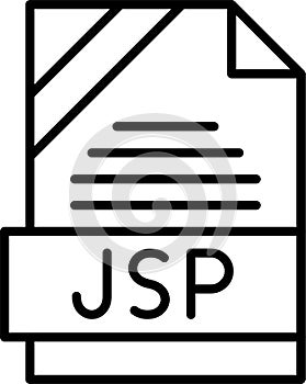 JSP Outline Vector Icon