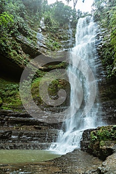 Juan Curi Waterfall in San Gil, Colombia