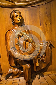 Juan Diego Guadalupe Statue San Fernando Cathedral San Antonio Texas