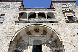 Juan Orellana Palace Pizarro in Trujillo, Spain