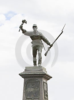 Juan Santamaria Statue, Alajuela, Costa Rica photo