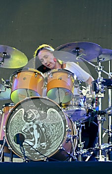 Juanita Parra, Drummer of the Chilean rock group Los Jaivas.