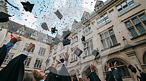 Jubilant Graduation Scene
