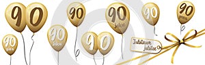 jubilee balloons 90 years